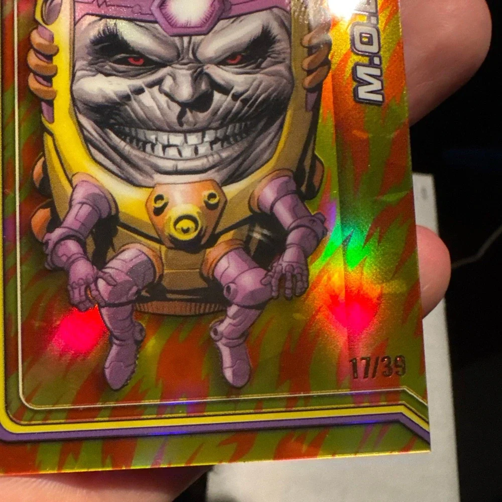 2026 Topps Chrome Marvel Comics M.O.D.O.K. Human Torch Refractor 17/39